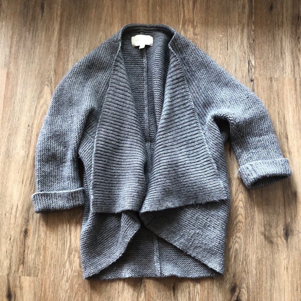 Brochu walker oversized alpaca wool cardigan